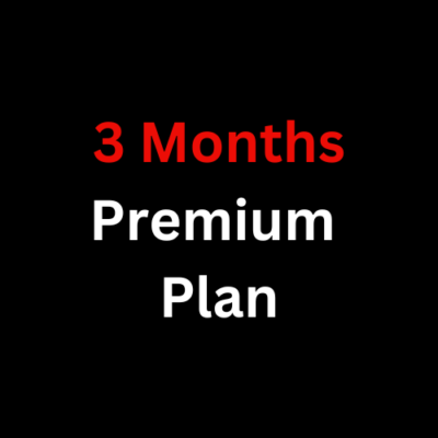 3 months Premium Plan
