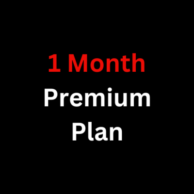 1 month Premium Plan